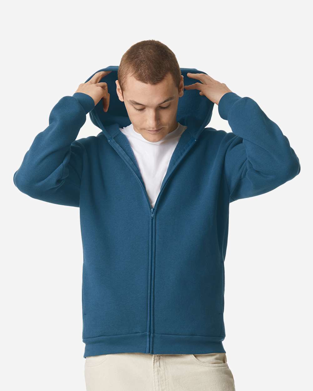 American Apparel ReFlex Fleece Full-Zip Hoodie - Image 7