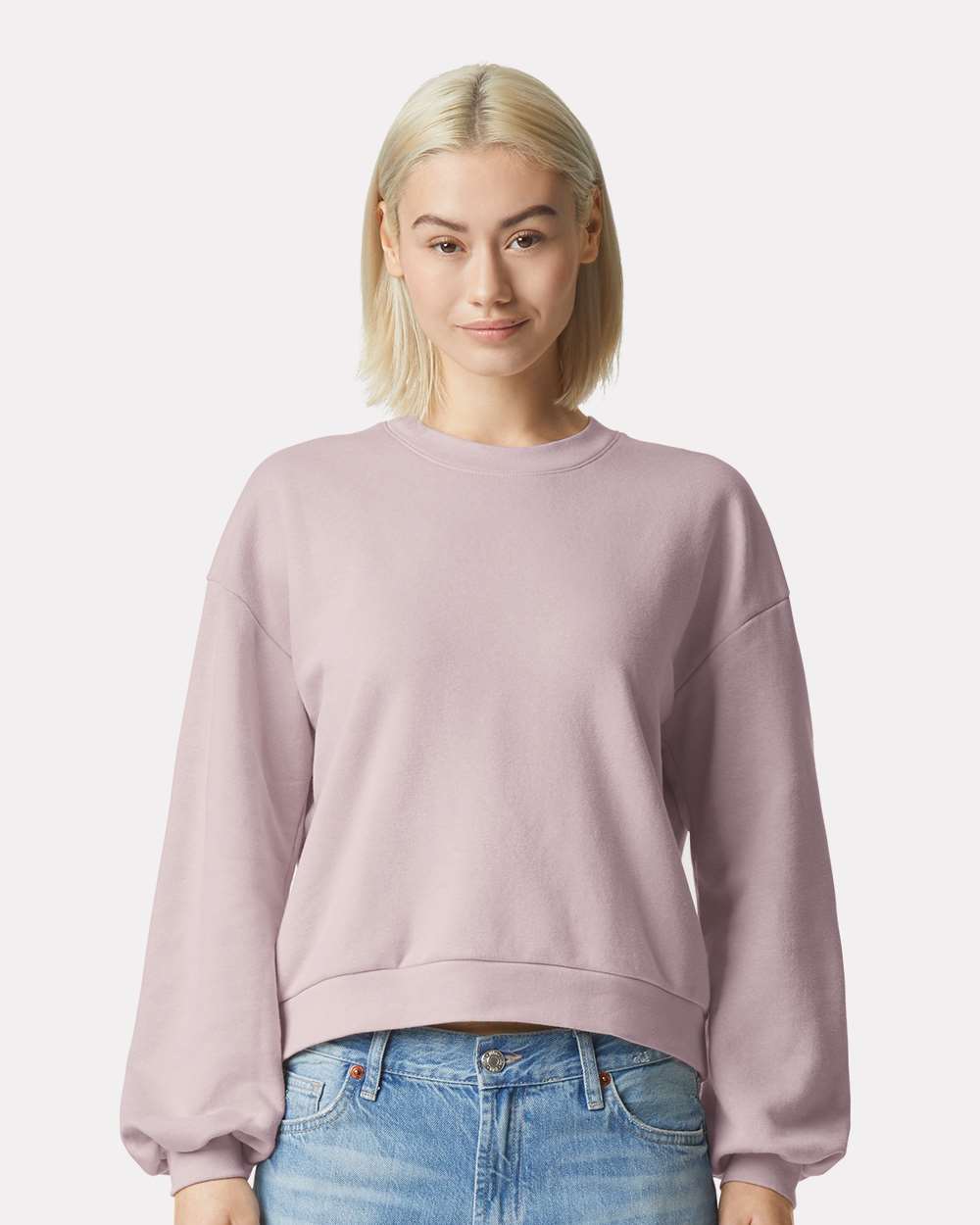 American Apparel ReFlex Women's Fleece Crewneck Sweatshirt - Image 3