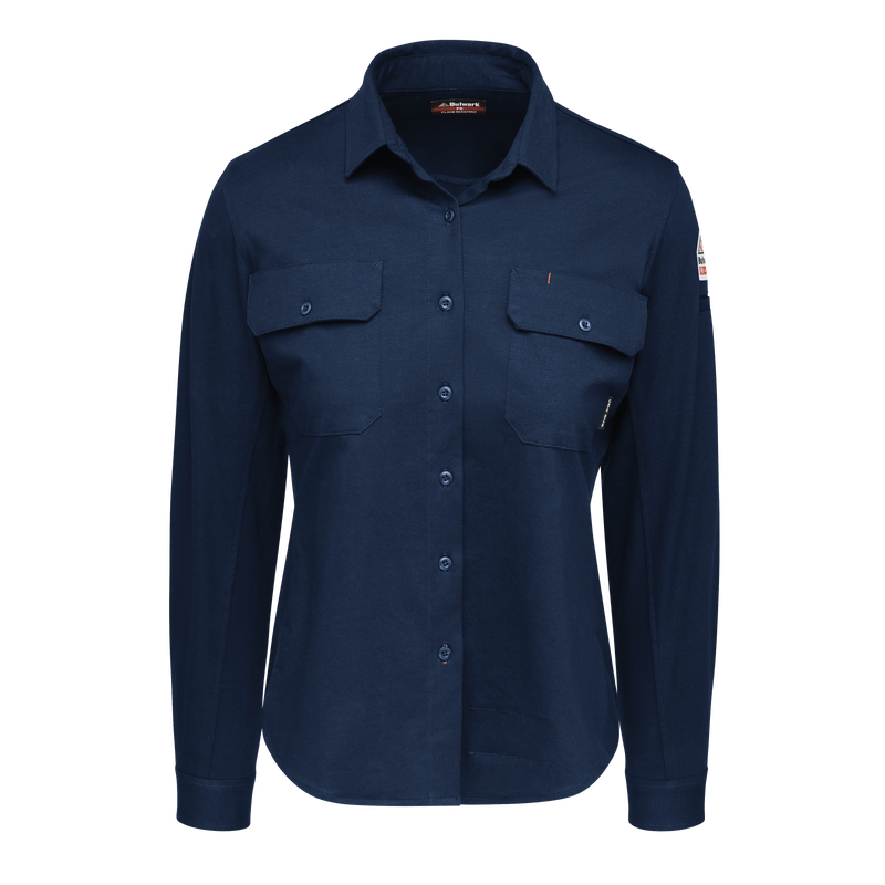 Bulwark Women's Flex Knit Button Down Work Shirt  - STG5 - Image 3