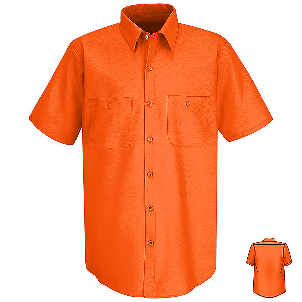 Red Kap Short Sleeve Industrial Work Shirt - Image 16