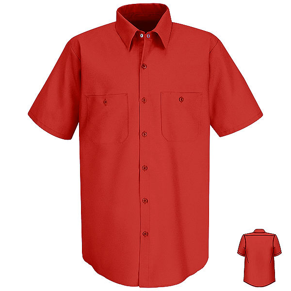 Red Kap Short Sleeve Industrial Work Shirt - Image 19