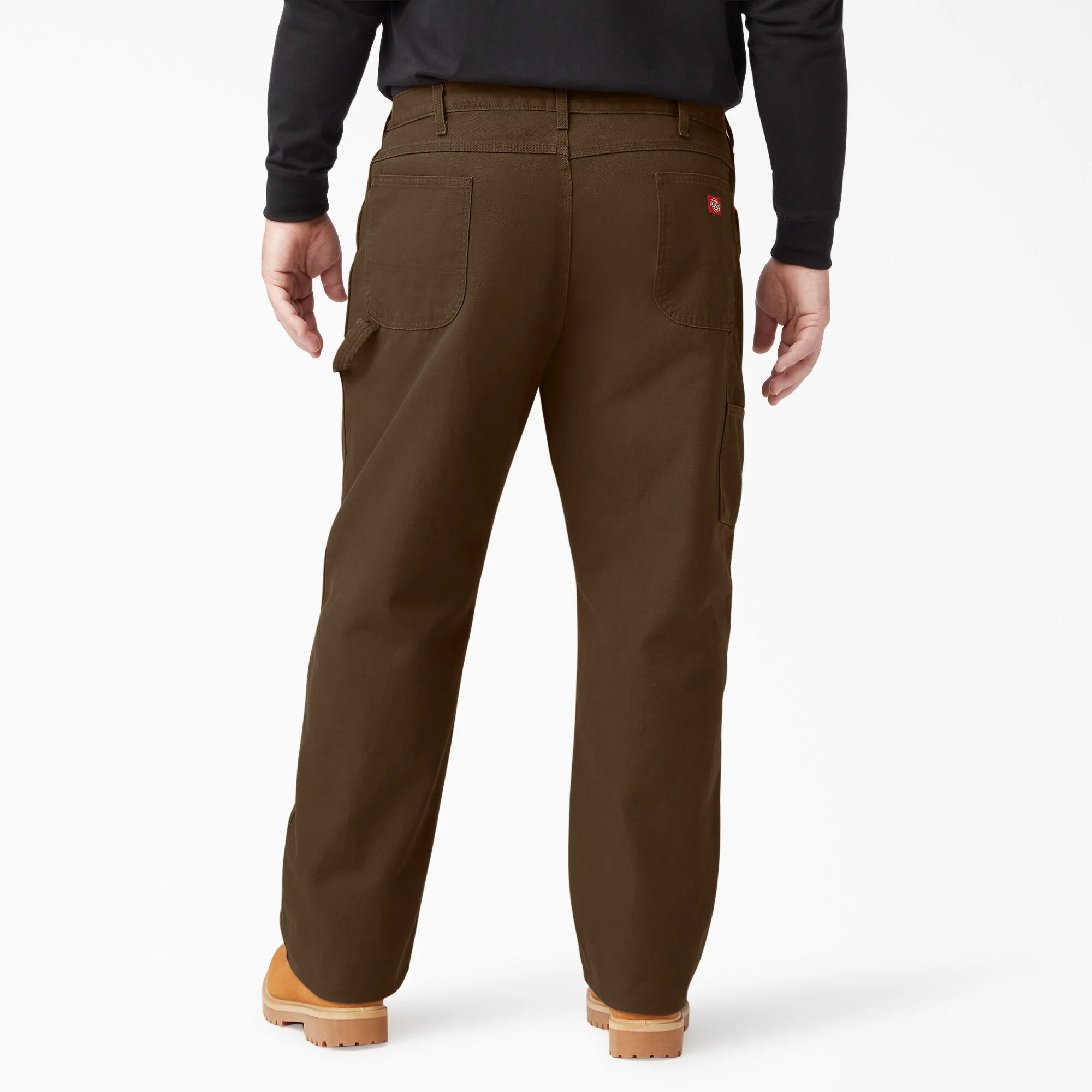 Dickies Relaxed Fit Heavyweight Duck Carpenter Pants, Rinsed Timber Brown, 50 x 32, Clearance - Image 6
