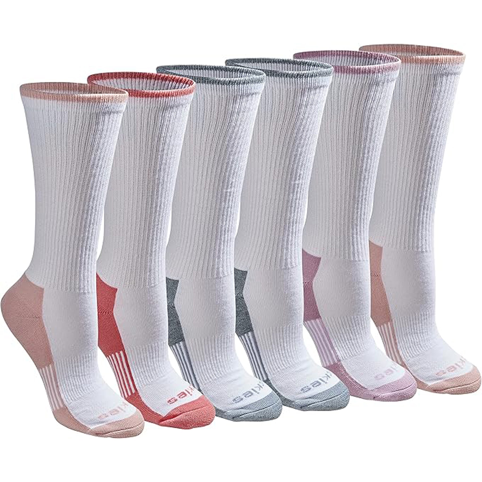 Dickies Women's 6 Packs Dri-Tech Moisture Control Crew Socks, Sizes 6-9 - Image 5