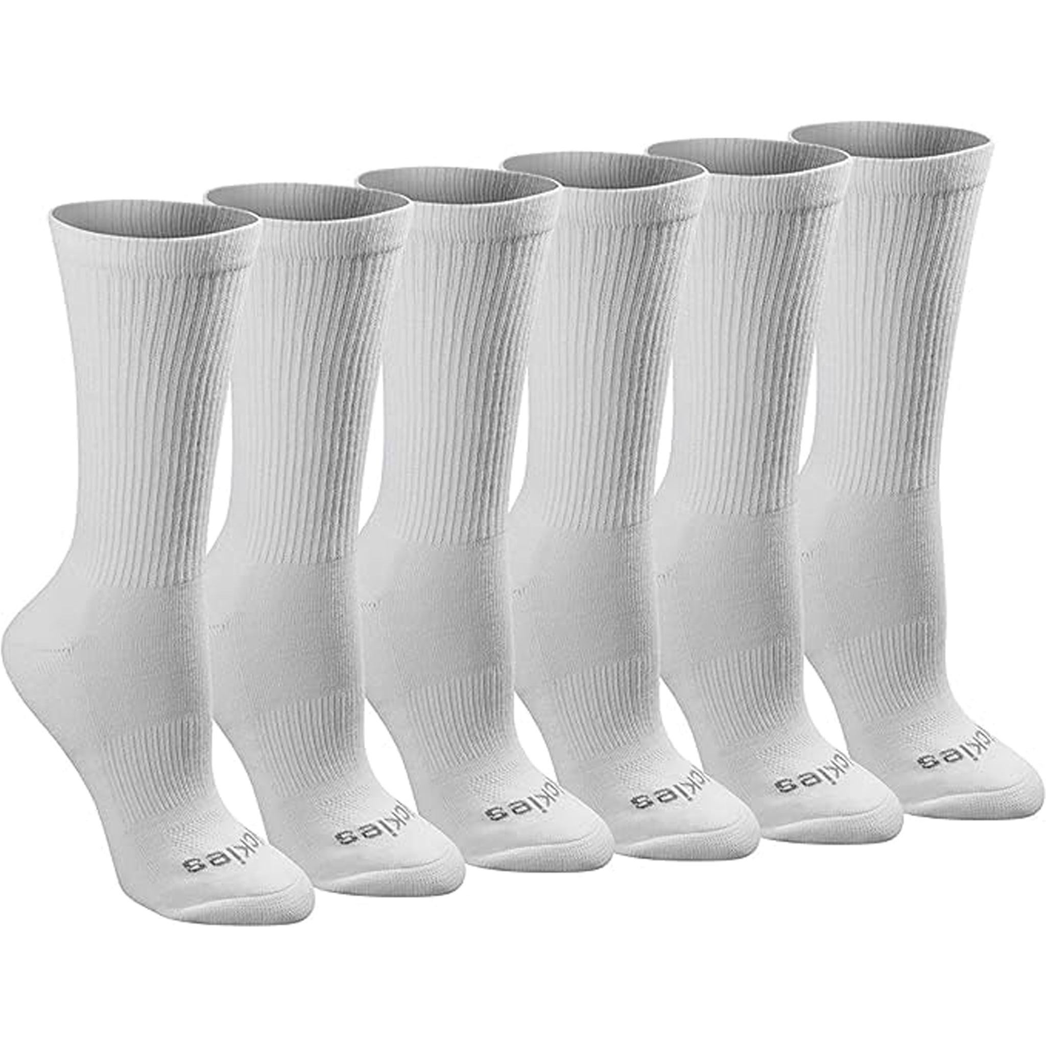 Dickies Women's 6 Packs Dri-Tech Moisture Control Crew Socks, Sizes 6-9 - Image 8