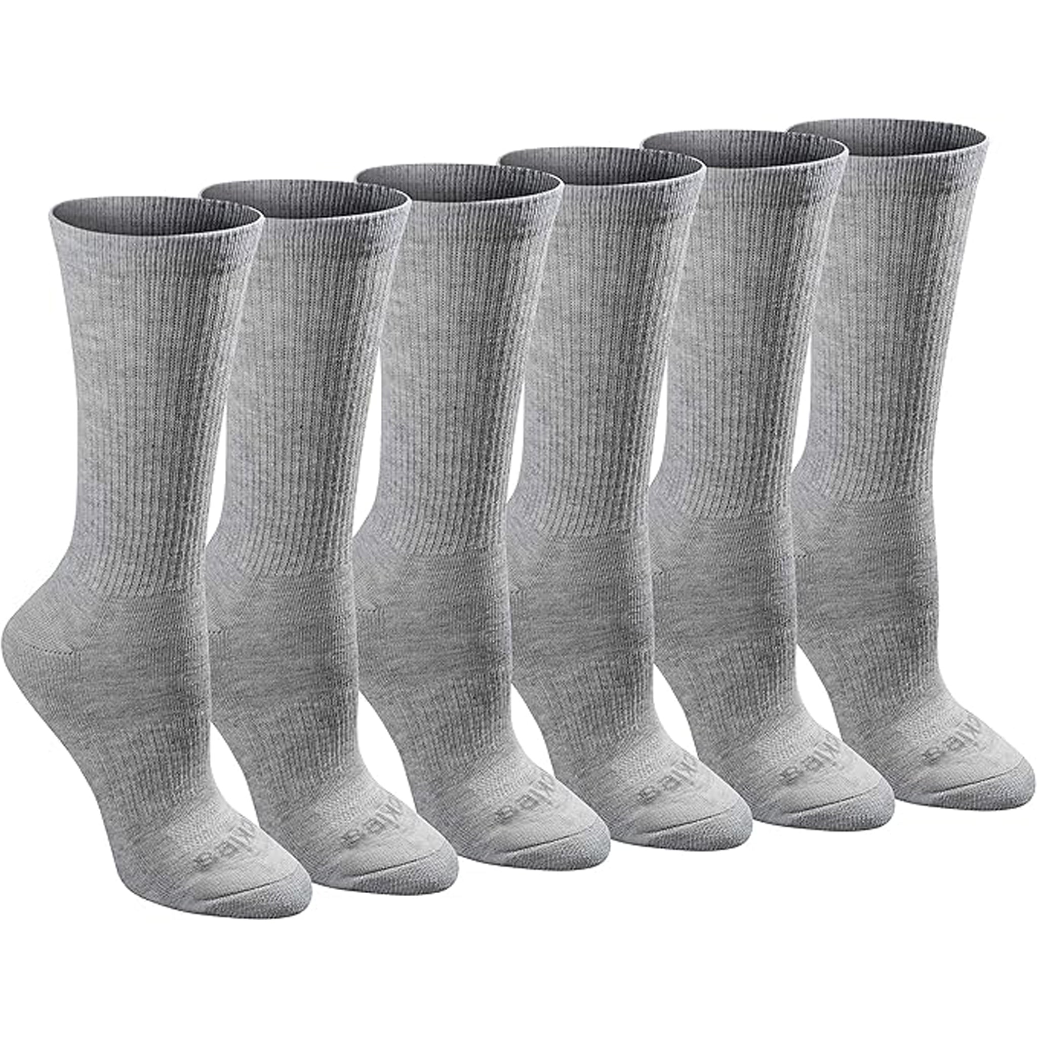 Dickies Women's 6 Packs Dri-Tech Moisture Control Crew Socks, Sizes 6-9 - Image 9