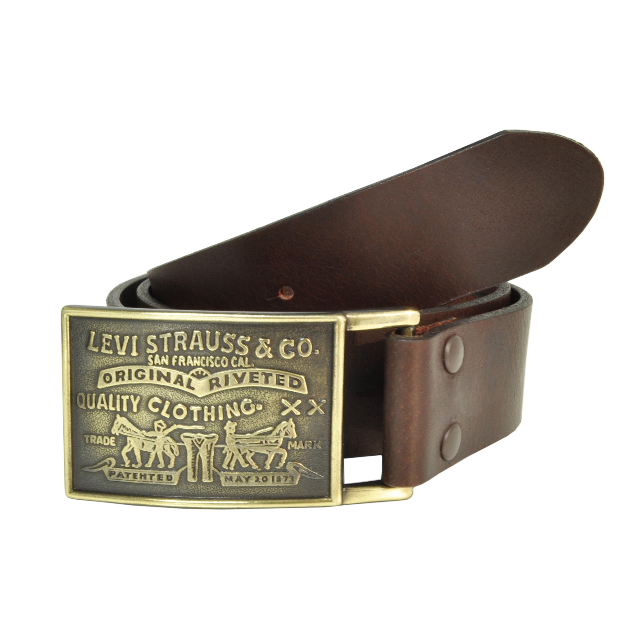 Levi's® Men's 38mm Bridle Two Horse Belt - Image 5