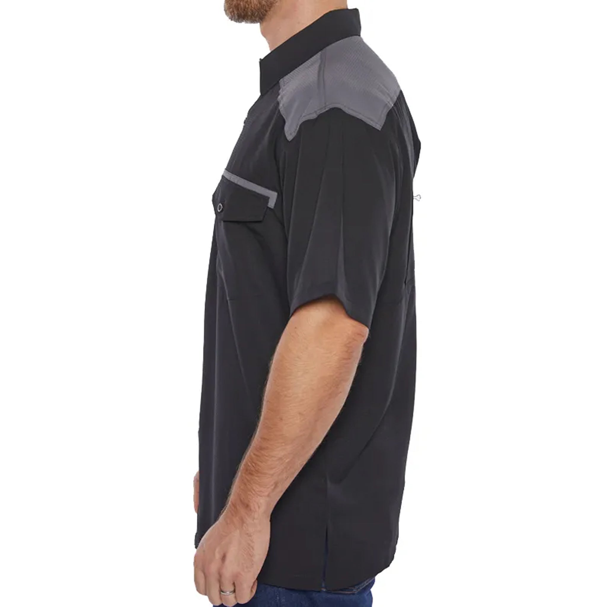 Pro Celebrity Icon Color Block Fishing Shirt - Image 3