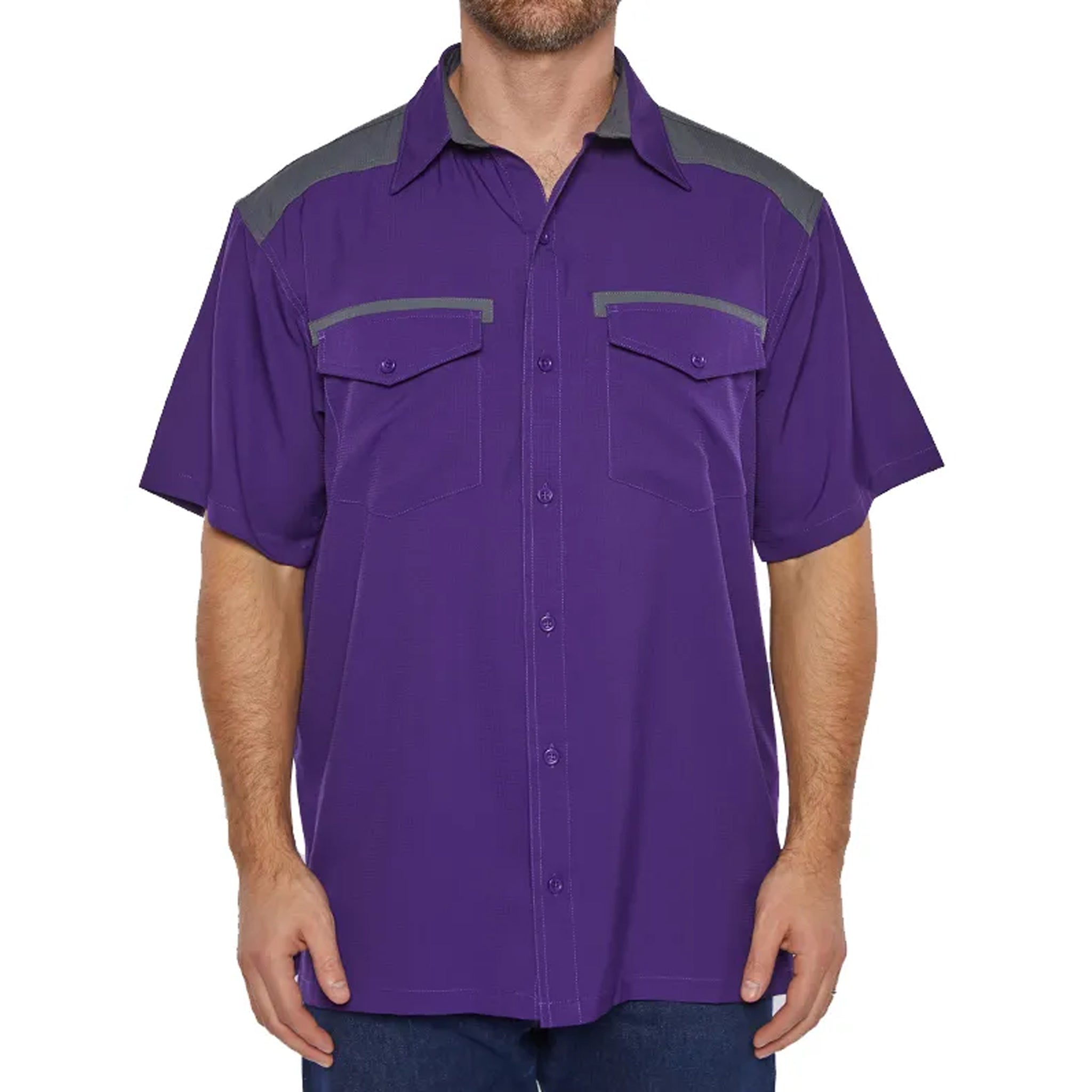 Pro Celebrity Icon Color Block Fishing Shirt - Image 7