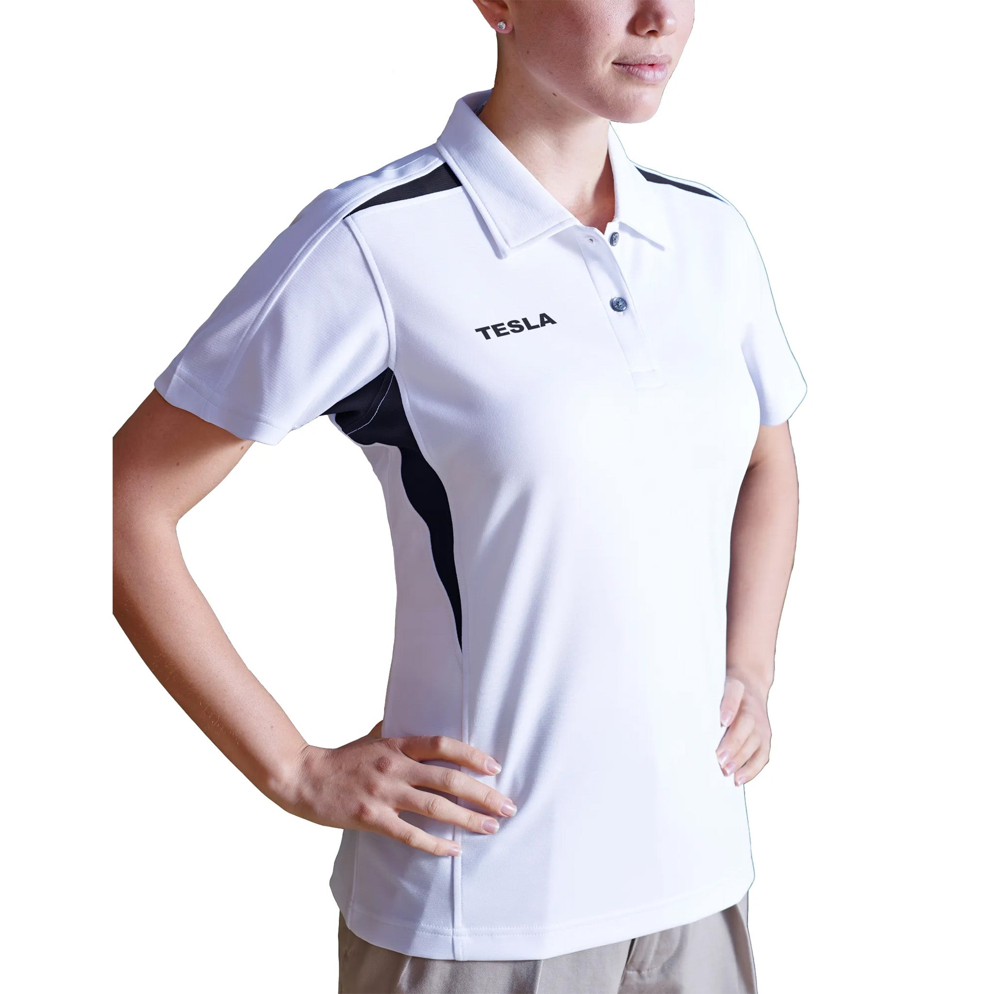 Pro Celebrity Women's Tesla Polo Shirt - Image 3