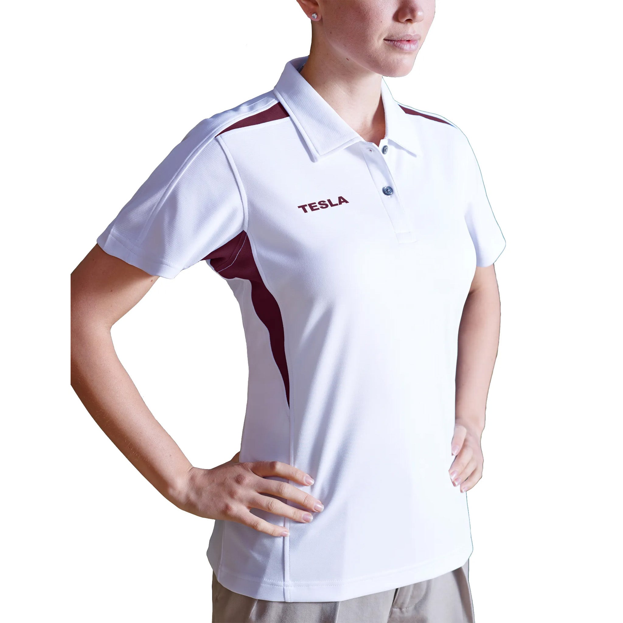 Pro Celebrity Women's Tesla Polo Shirt - Image 6