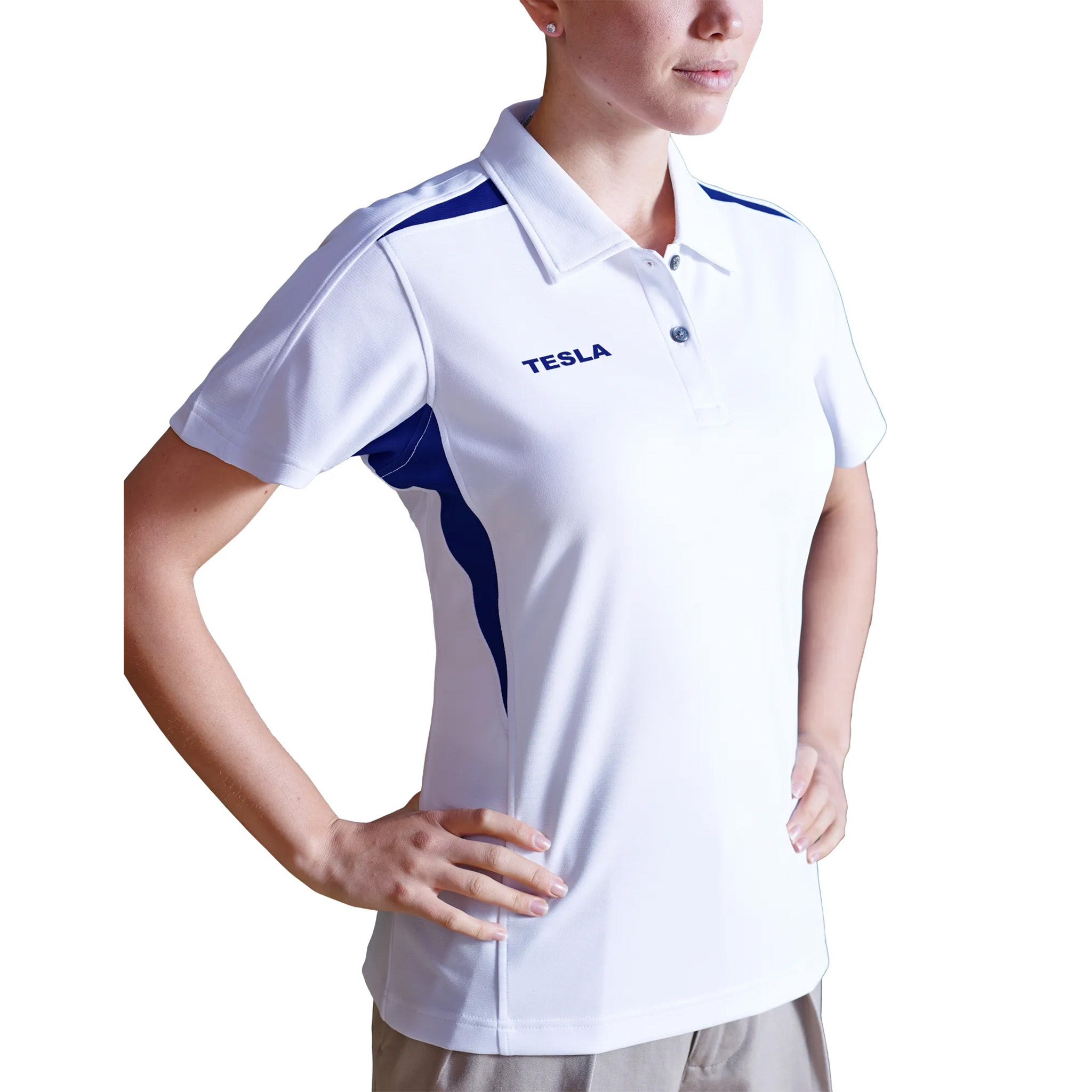 Pro Celebrity Women's Tesla Polo Shirt - Image 7