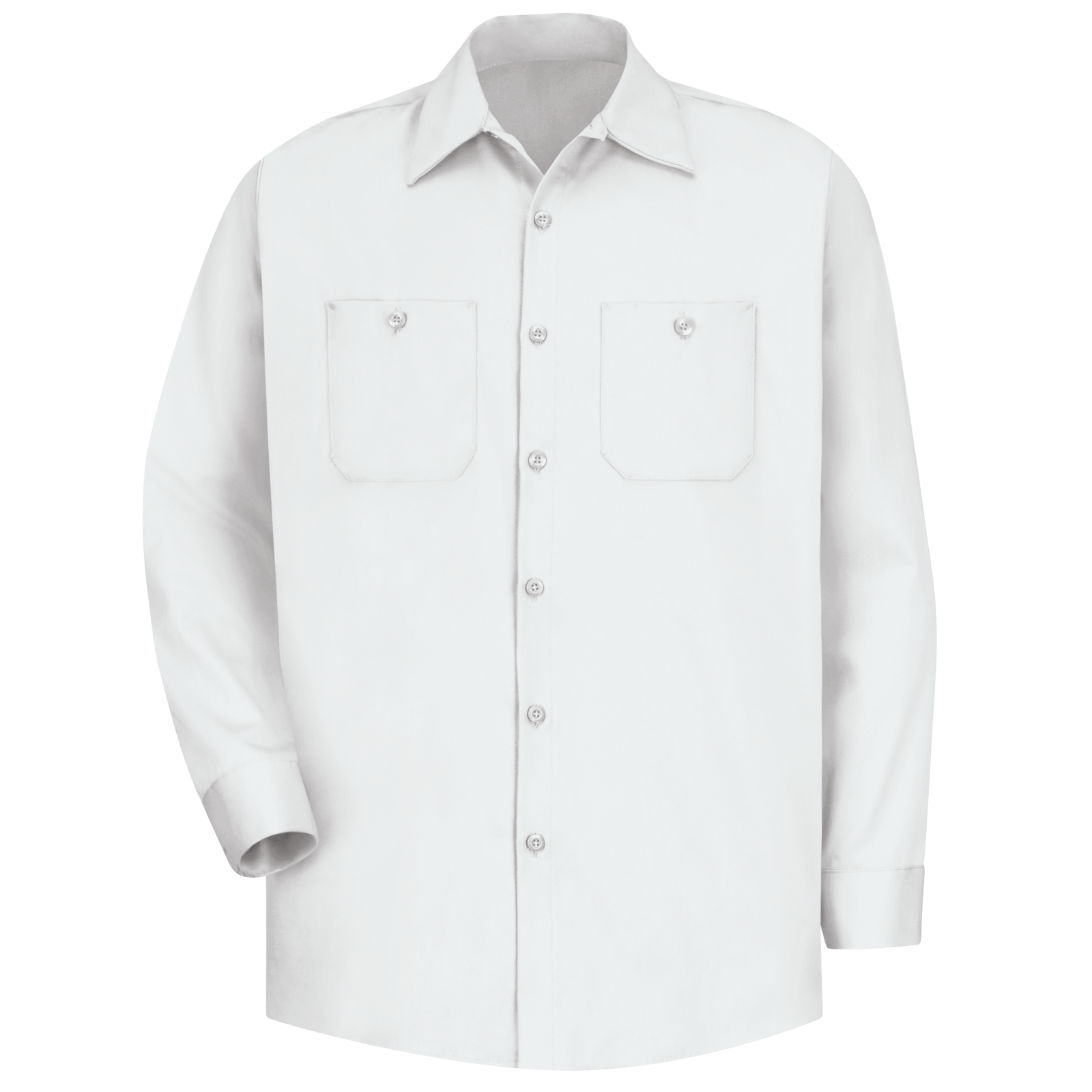 Red kap Men's Long Sleeve Wrinkle-Resistant Cotton Work Shirt - Image 9