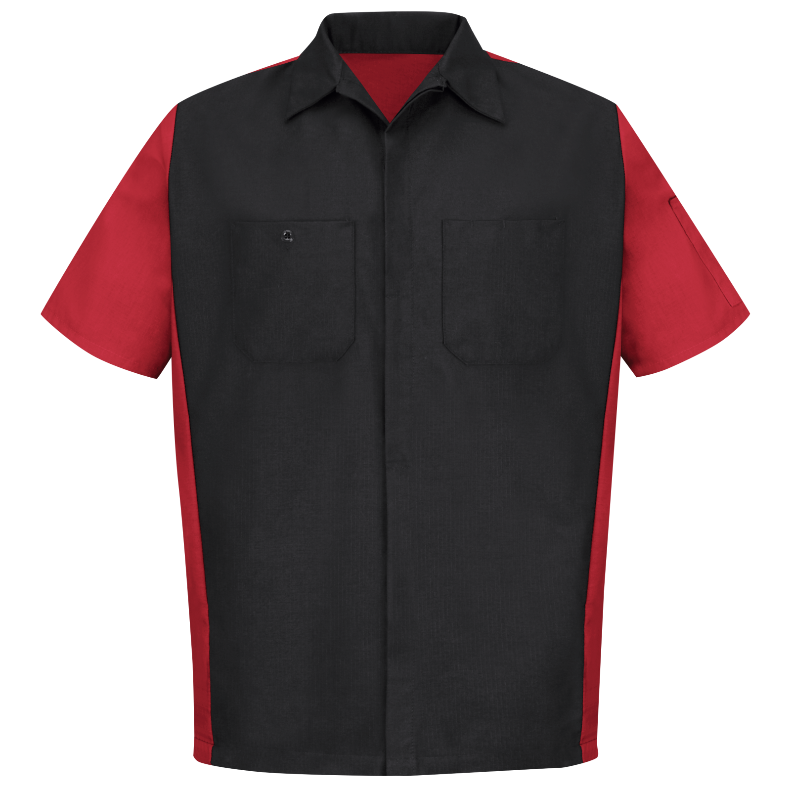 Red Kap Men's Short Sleeve Two-Tone Crew Shirt - Image 5