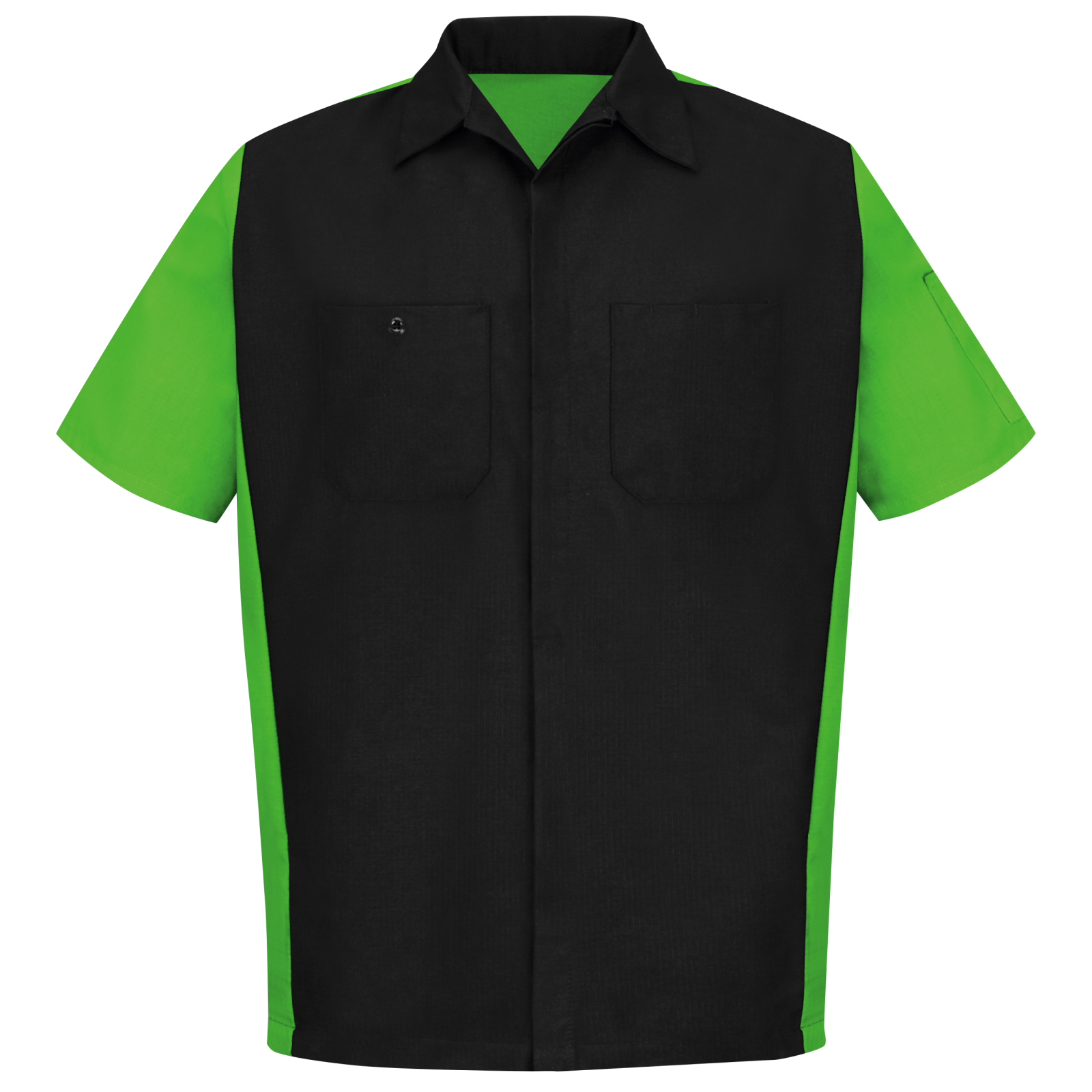 Red Kap Men's Short Sleeve Two-Tone Crew Shirt - Image 6