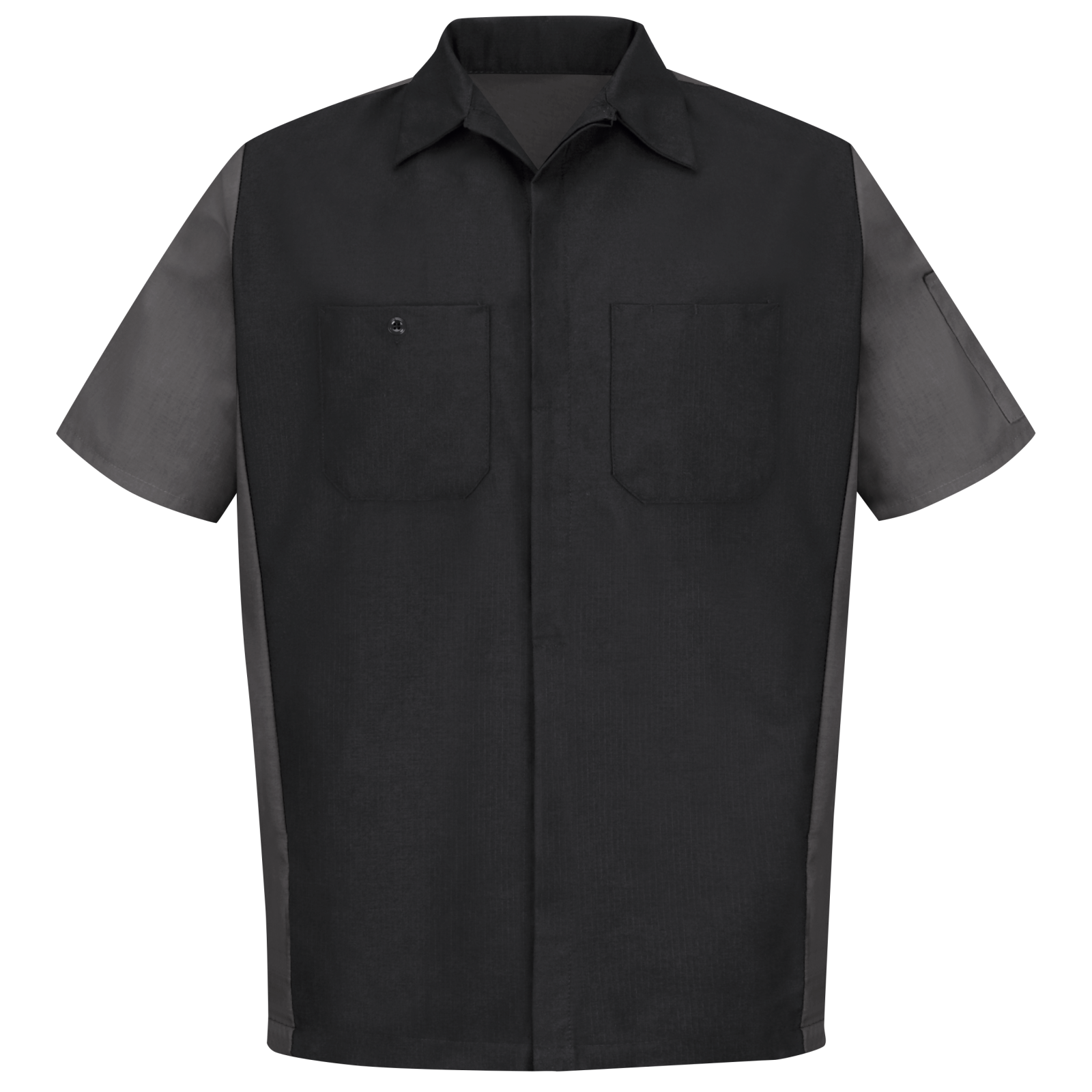 Red Kap Men's Short Sleeve Two-Tone Crew Shirt - Image 7